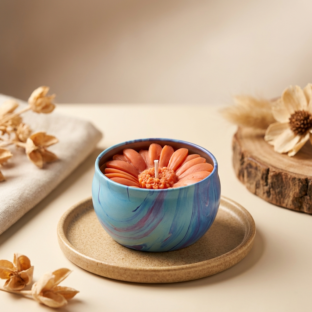 Floating flower that keeps you warm, and smells great